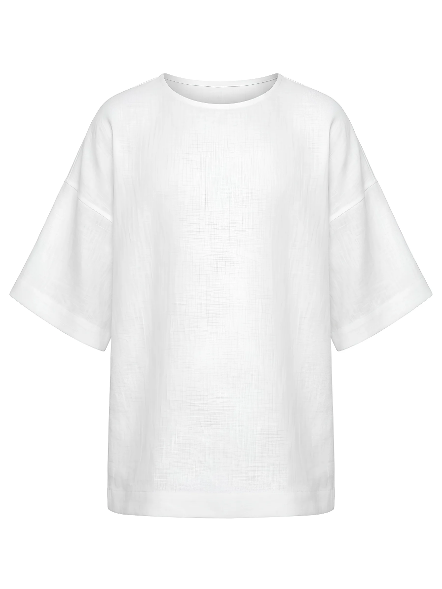 Samerao Loose Fit Round Neck T-Shirt